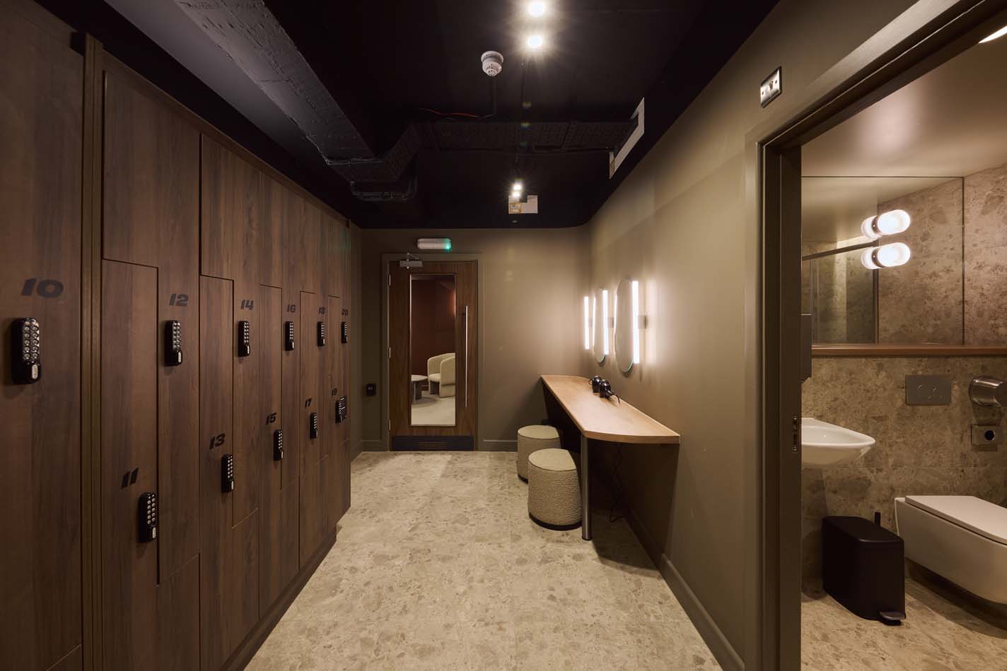 Oleg Rohtla private training studio. Locker suite