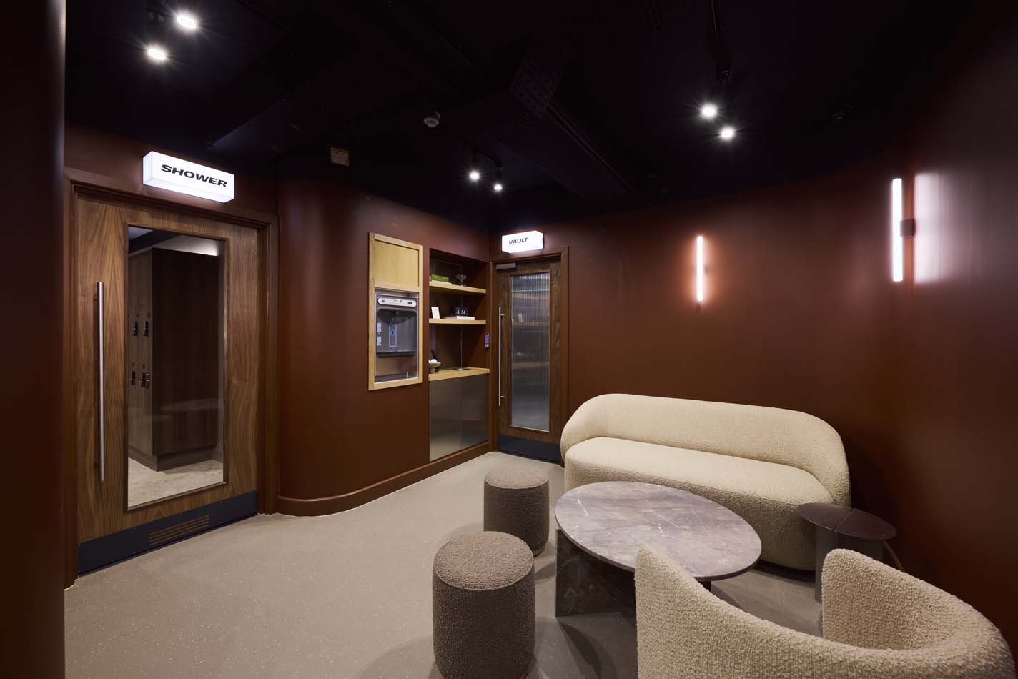 Oleg Rohtla private training studio. Private lounge
